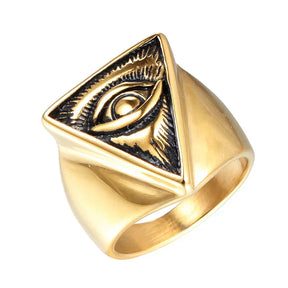 Bague Oeil Egyptien - 7 / Or