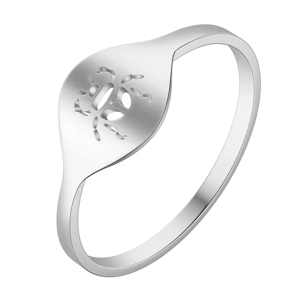 Bague Scarabée Homme - 7 / Argent