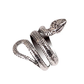 Bague Serpent Ajustable - Réglable / Argent