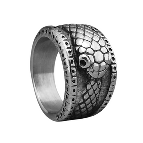 Bague Serpent Argent - 7 / Argent