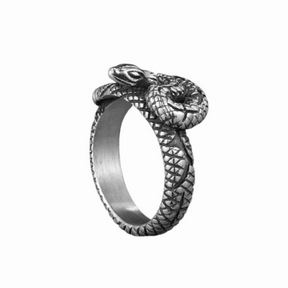 Bague Serpent Argent Homme