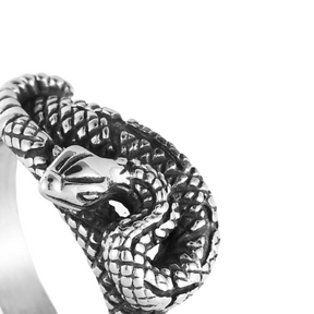 Bague Serpent Argent Homme