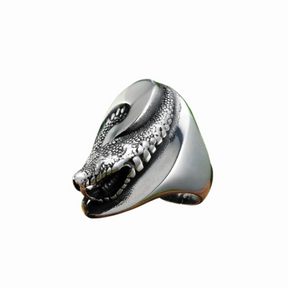 Bague Serpent Argent Massif