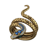 Bague Serpent Dorée - Réglable / Or