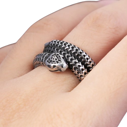 Bague Serpent Homme