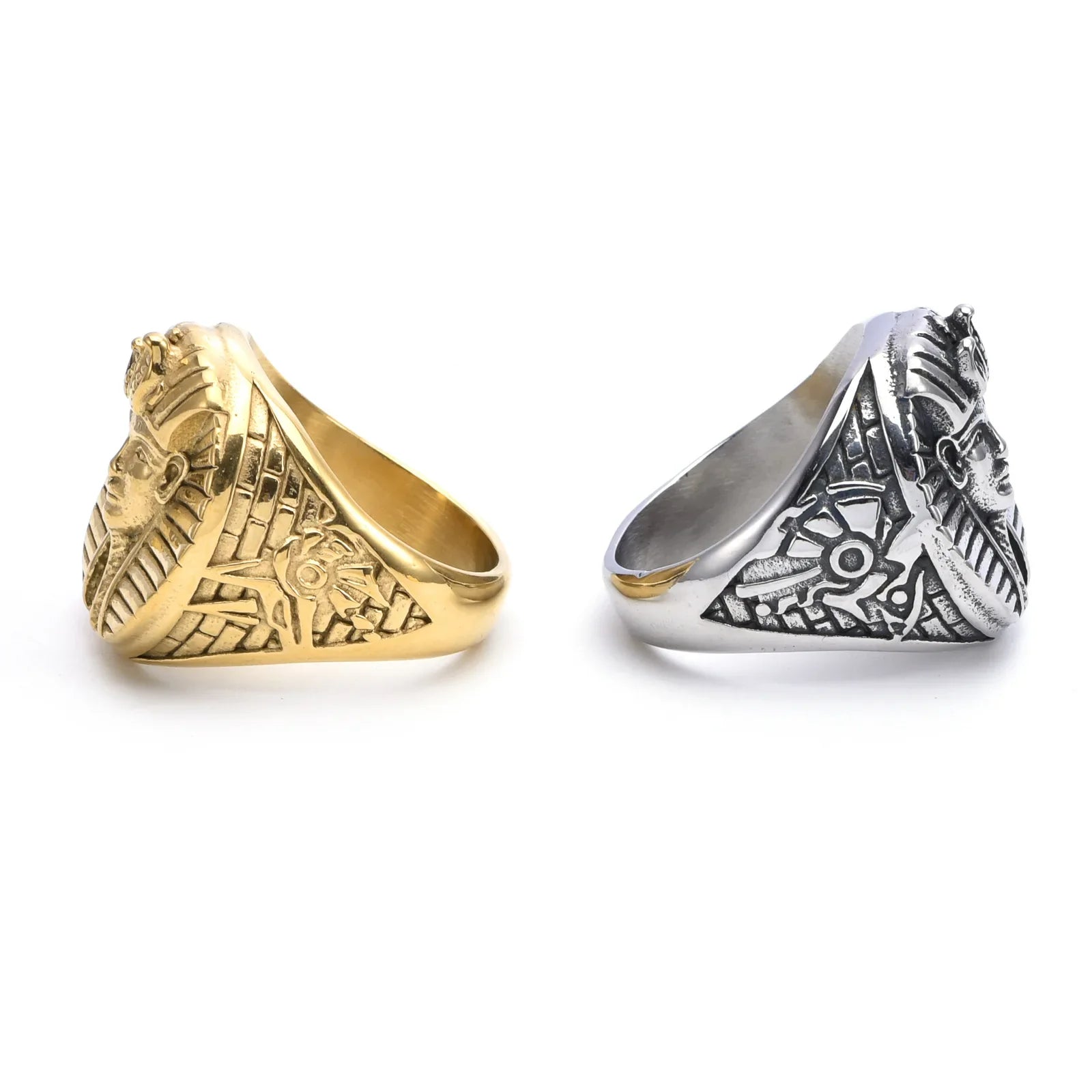 Bague Tête de Pharaon Argent