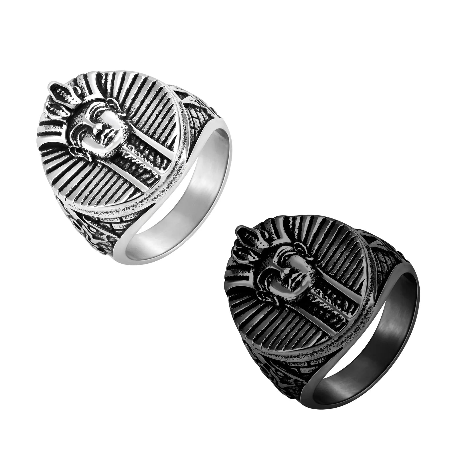 Bague Tête de Pharaon Argent