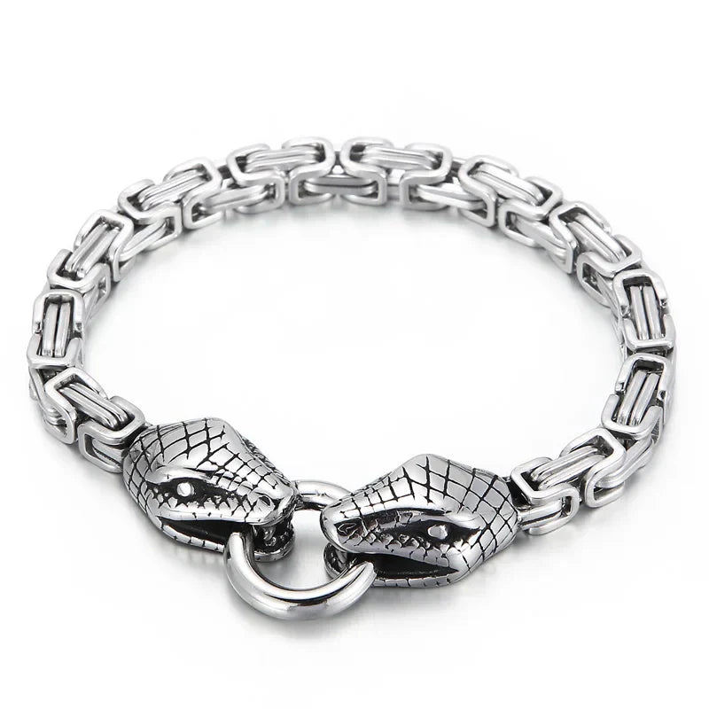 Bijoux Bracelet Serpent - 21.5cm / Argent