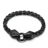 Bijoux Bracelet Serpent - 21.5cm / Noir