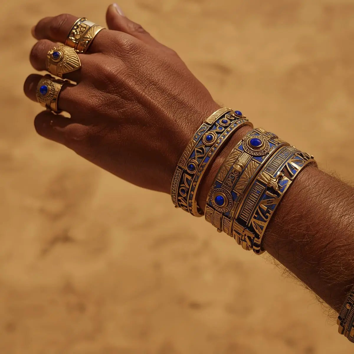 Quels bijoux égyptiens porter avec un bonnet homme ?