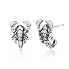 Boucle D’Oreille Scorpion - Vendu par paire / Argent