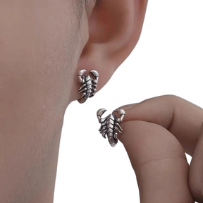 Boucle D’Oreille Scorpion - Vendu par paire / Argent