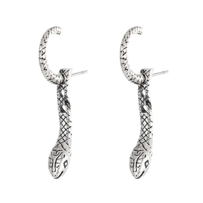 Boucle D’Oreille Serpent Antique