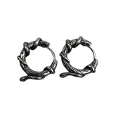 Boucle D’Oreille Serpent - Vendu par paire / Argent