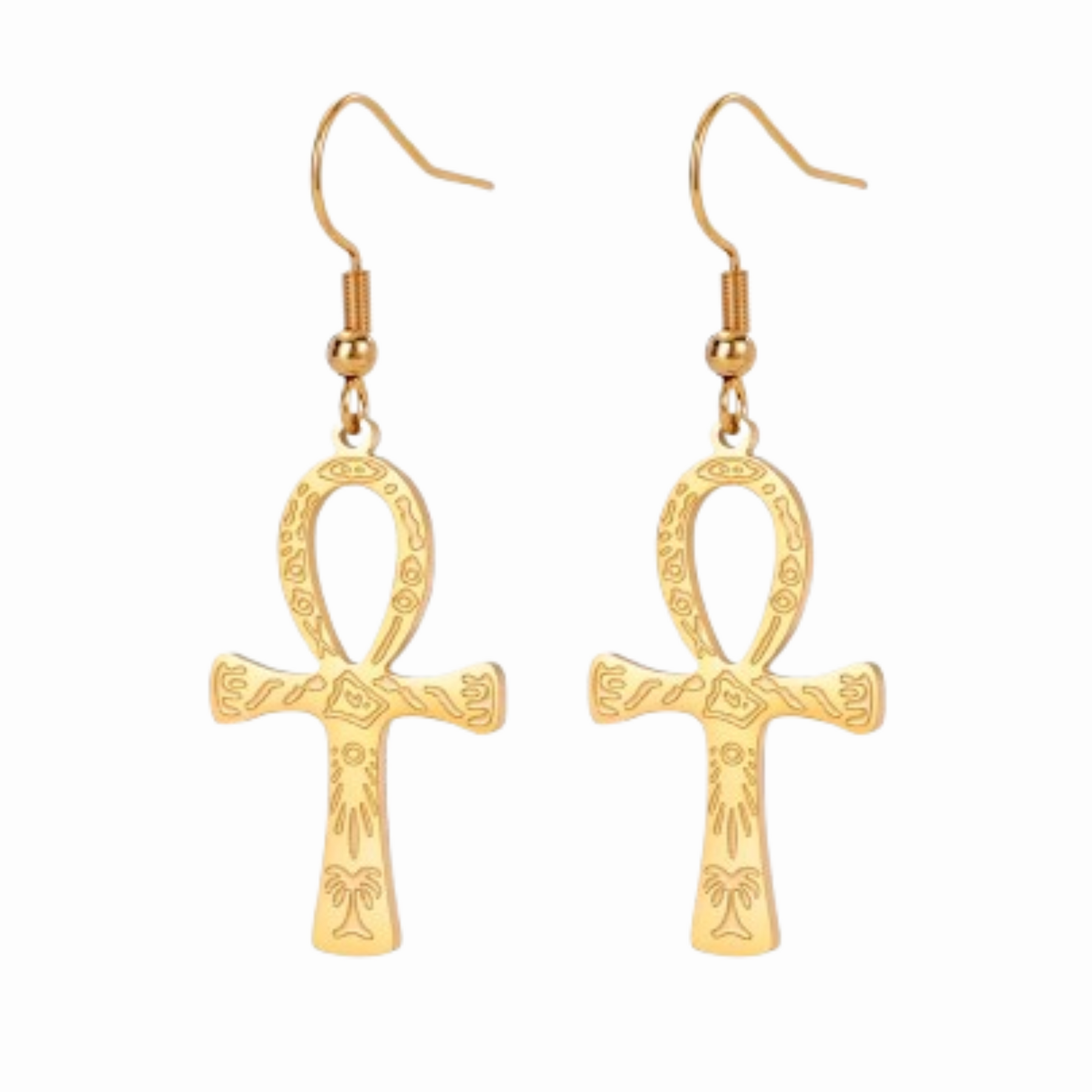 Boucles d’oreilles Ankh Femme