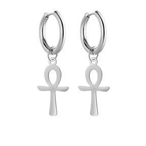 Boucles D’oreilles Croix de Ankh