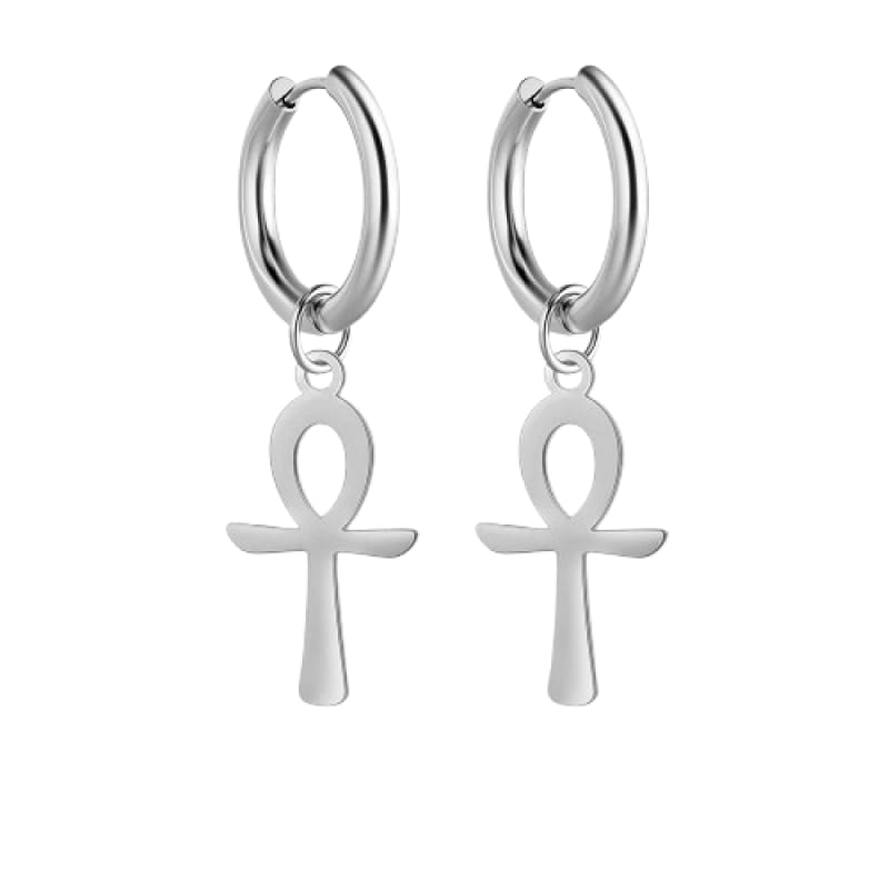 Boucles D’oreilles Croix de Ankh