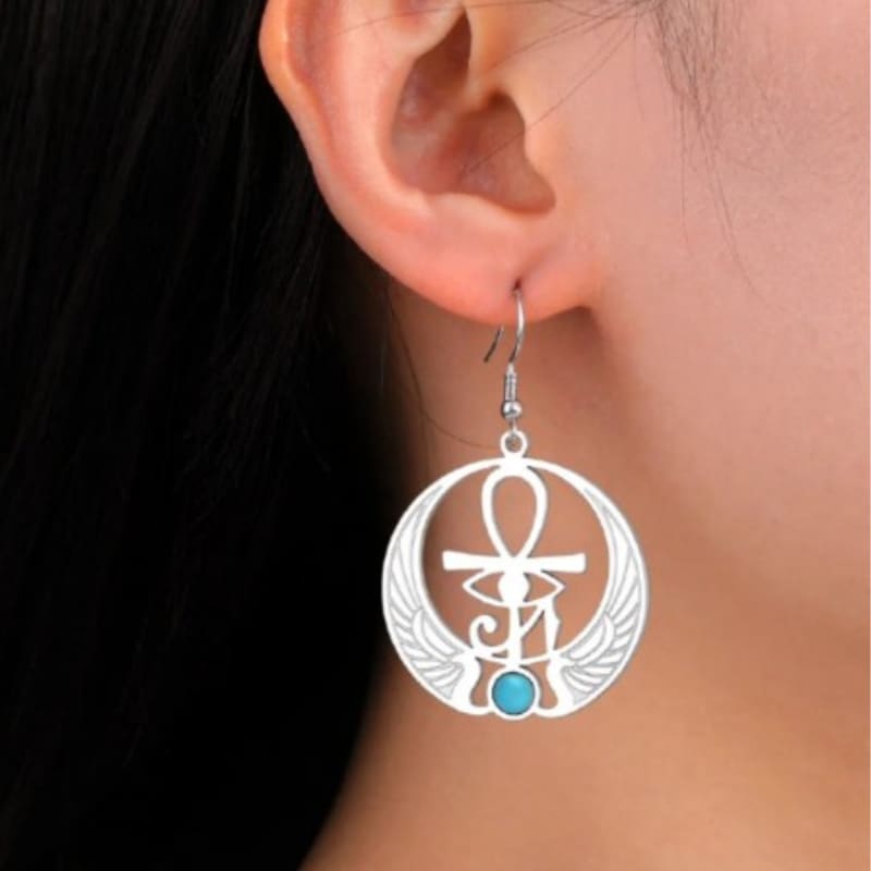 Boucles d’oreilles Egypte Antique Femme