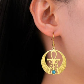 Boucles d’oreilles Egypte Antique Femme