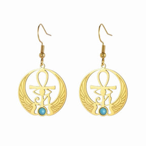 Boucles d’oreilles Egypte Antique Femme - Vendu par paire