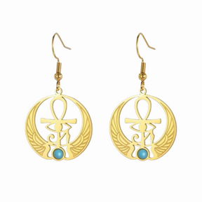 Boucles d’oreilles Egypte Antique Femme - Vendu par paire