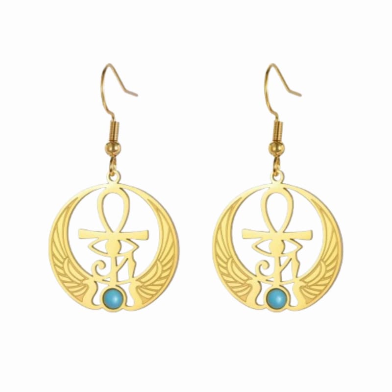 Boucles d’oreilles Egypte Antique Femme - Vendu par paire