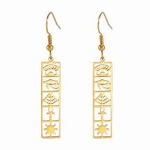 Boucles D’Oreilles Egypte Antique