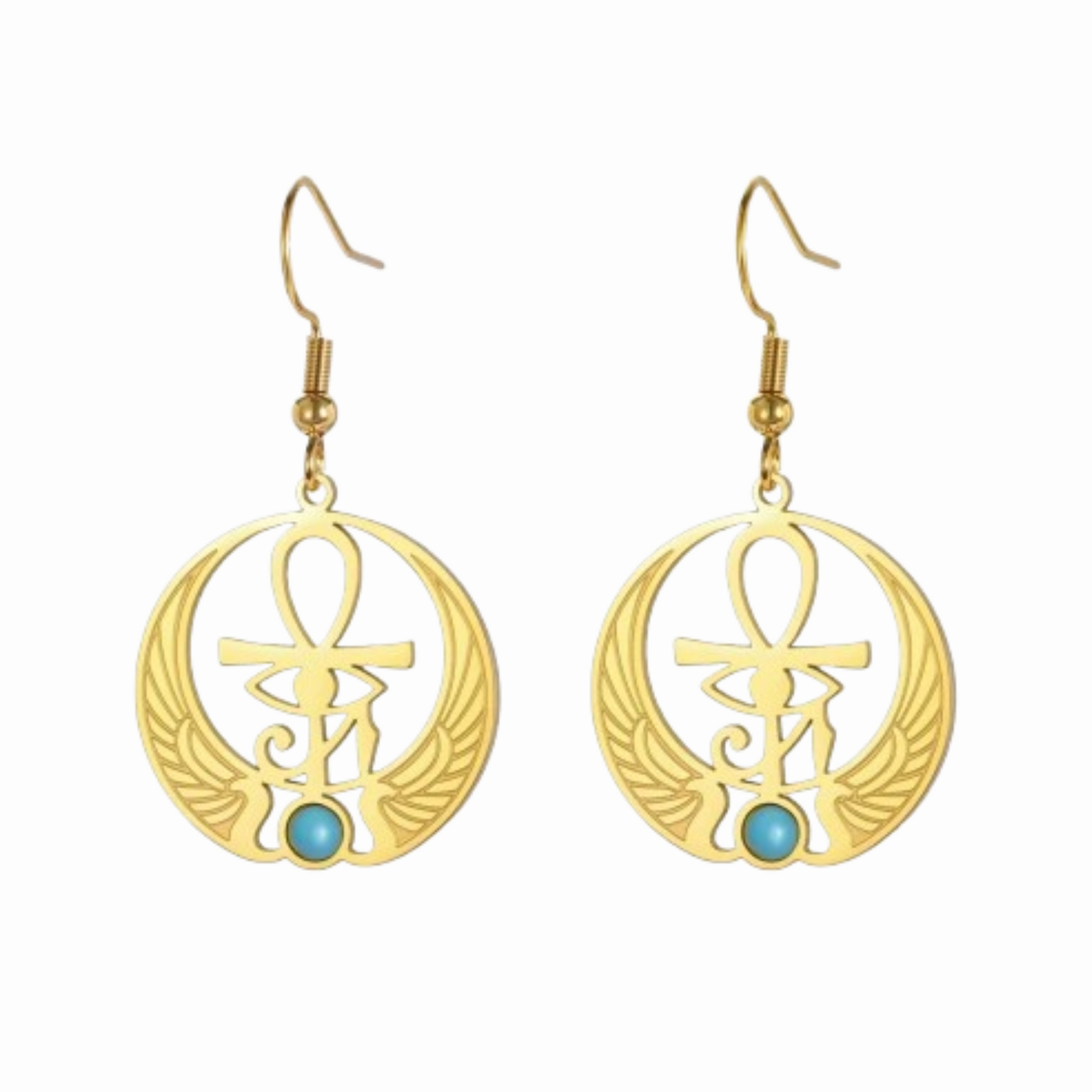 Boucles d’oreilles Egypte Femme - Vendu par paire / Or