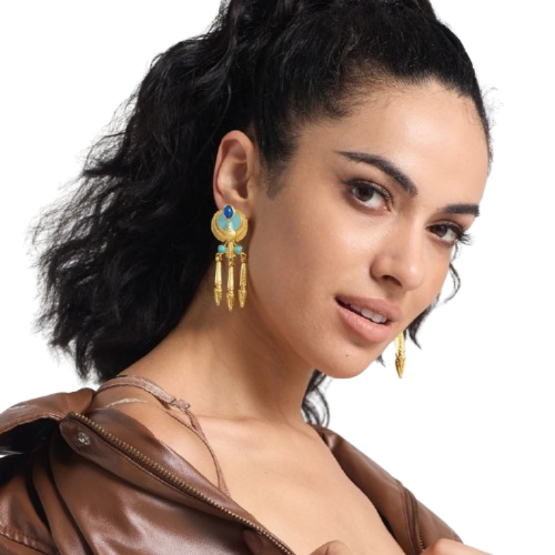 Boucles D’Oreilles Égypte Or - Vendu par paire / Or