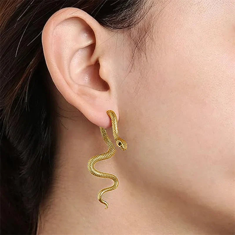 Boucles D’Oreilles Egypte Serpent