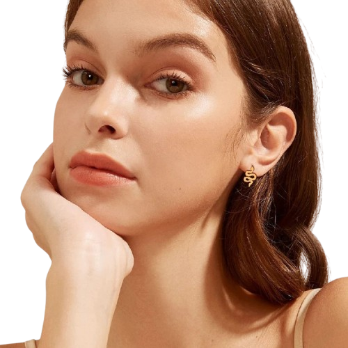 Boucles D’Oreilles Egyptienne Serpent
