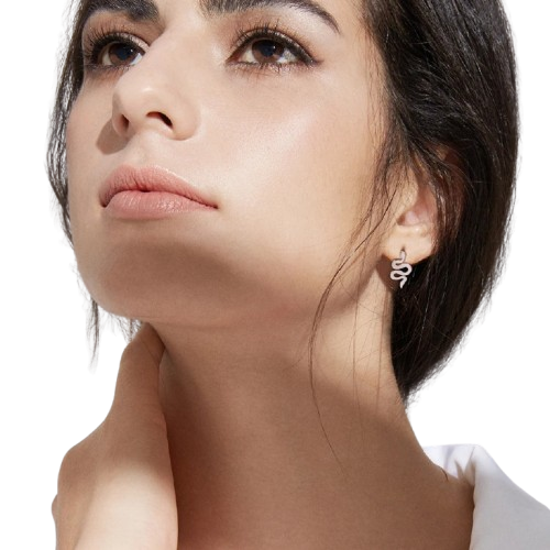 Boucles D’Oreilles Egyptienne Serpent