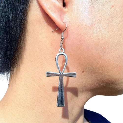 Boucles D’Oreilles Femme Croix De Ankh