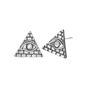 Boucles D’Oreilles Illuminati - Vendu par paire / Argent