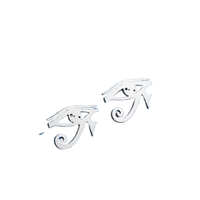 Boucles D’Oreilles Oeil Horus - Vendu par paire / Argent