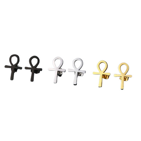 Boucles D’Oreilles Petite Croix de Ankh