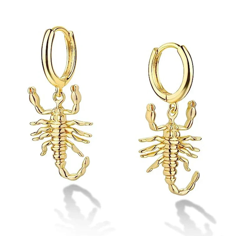 Boucles D’Oreilles Scorpion - Vendu par paire / Or