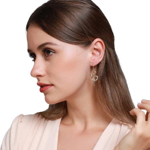 Boucles D’Oreilles Serpent Femme
