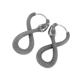 Boucles D’Oreilles Serpent - Vendu par paire / Argent