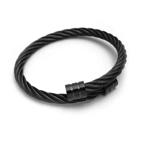 Bracelet Anubis - 58 à 60mm / Noir