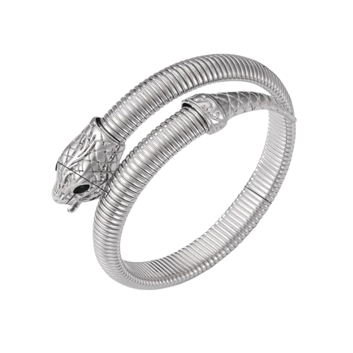 Bracelet Argent Serpent - Unique / Argent