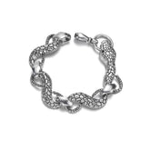 Bracelet Bijoux Serpent Homme - Unique / Argent