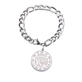 Bracelet Egyptien Homme Argent - 20cm / Argent