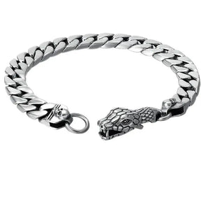 Bracelet Egyptien Serpent - Unique / Argent