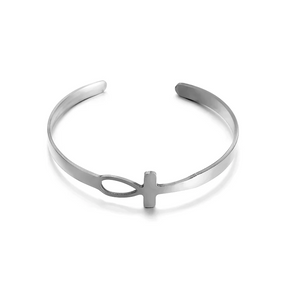 Bracelet Jonc Egypte - 16.5cm / Argent