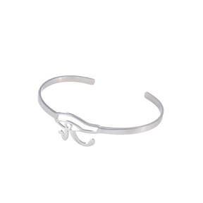 Bracelet Jonc Oeil D’Horus - 16.5cm / Argent