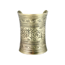 Bracelet Manchette Egyptienne - 7cm / Or