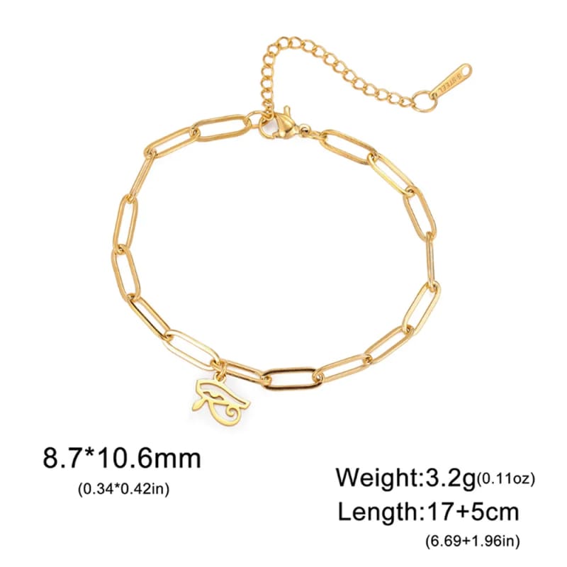 Bracelet Oeil D’Horus Argent