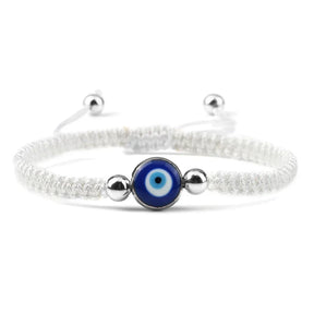 Bracelet Porte Bonheur - 17 à 29cm / Blanc