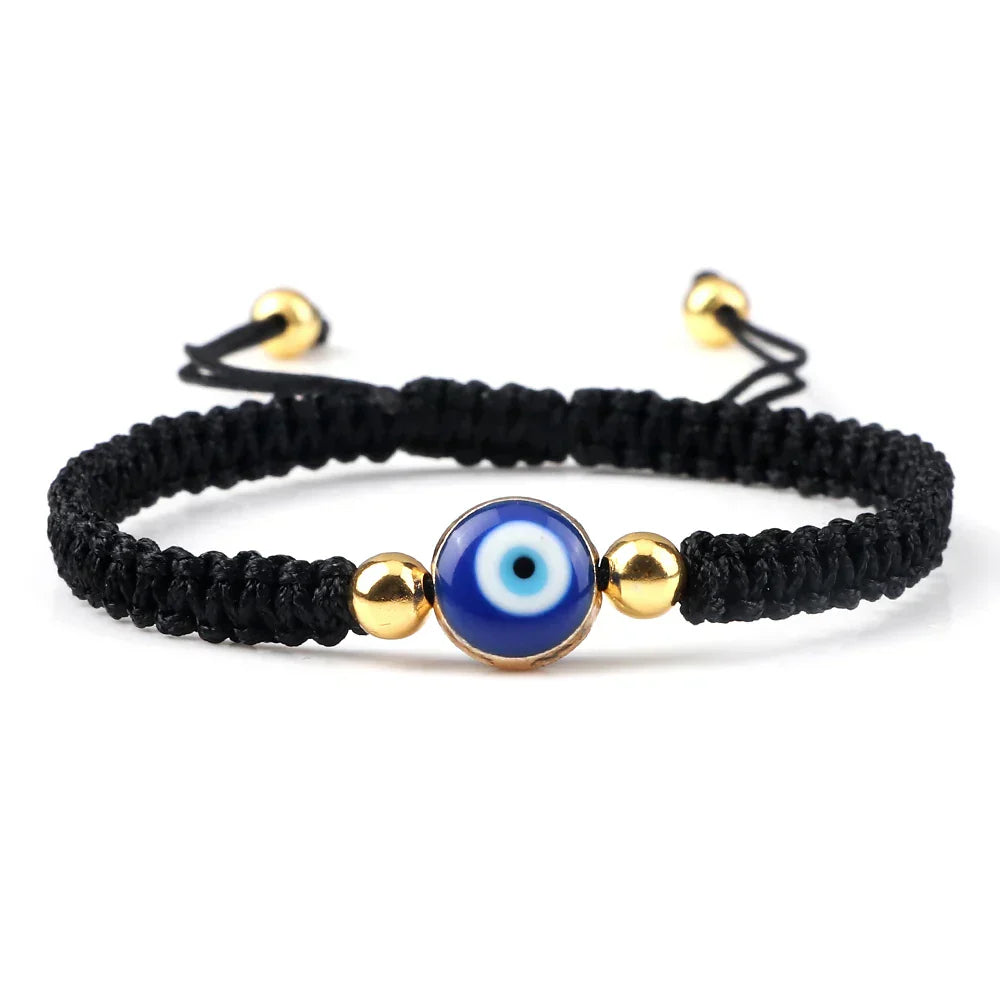 Bracelet Porte Bonheur - 17 à 29cm / Noir